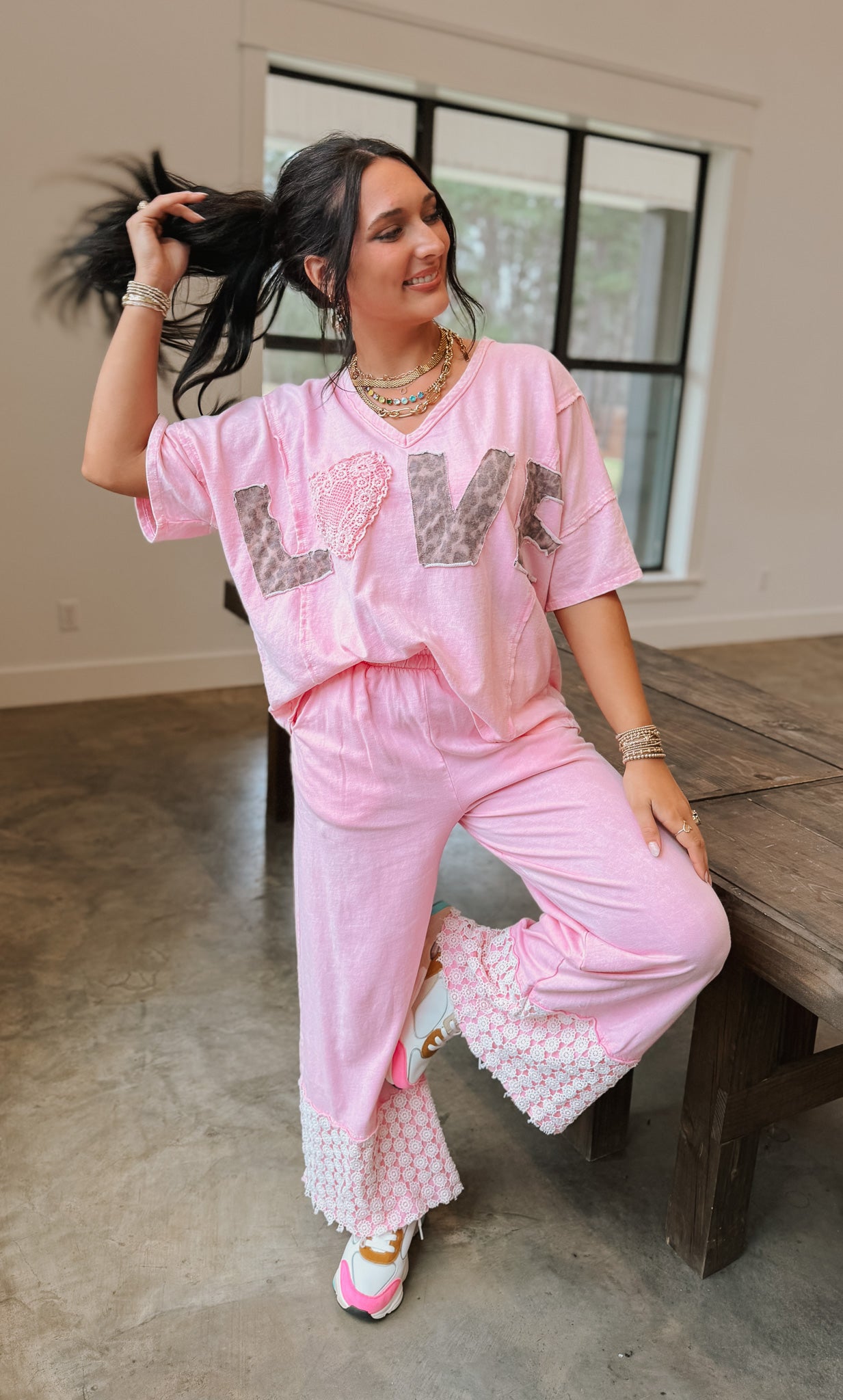 Call Me Later Cotton Candy Pants