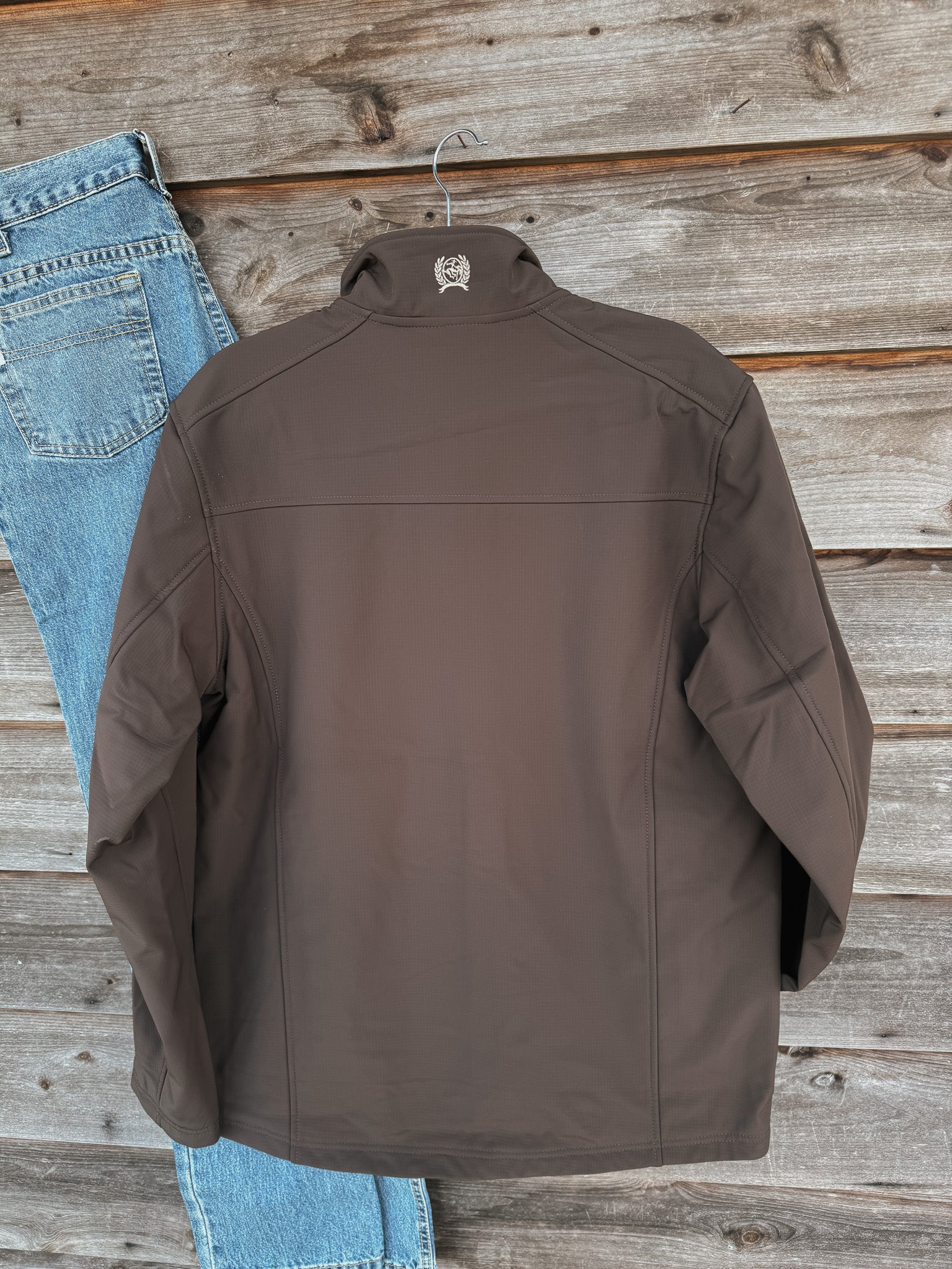 Men's Cinch Bonded Windproof Brown Jacket