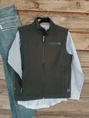 Men's Cinch Bonded Solid Black Vest