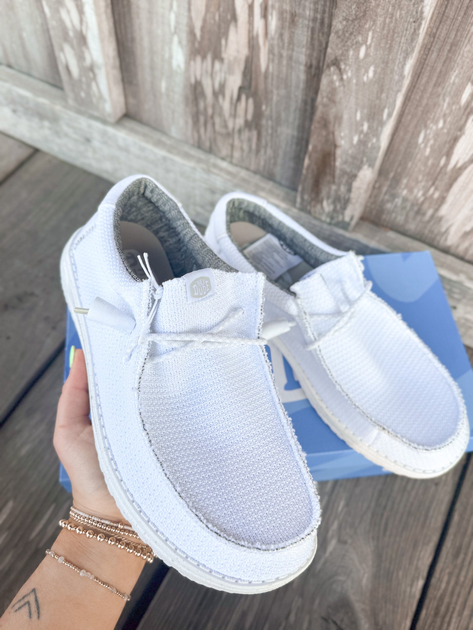 Men's Hey Dude Wally Sport White