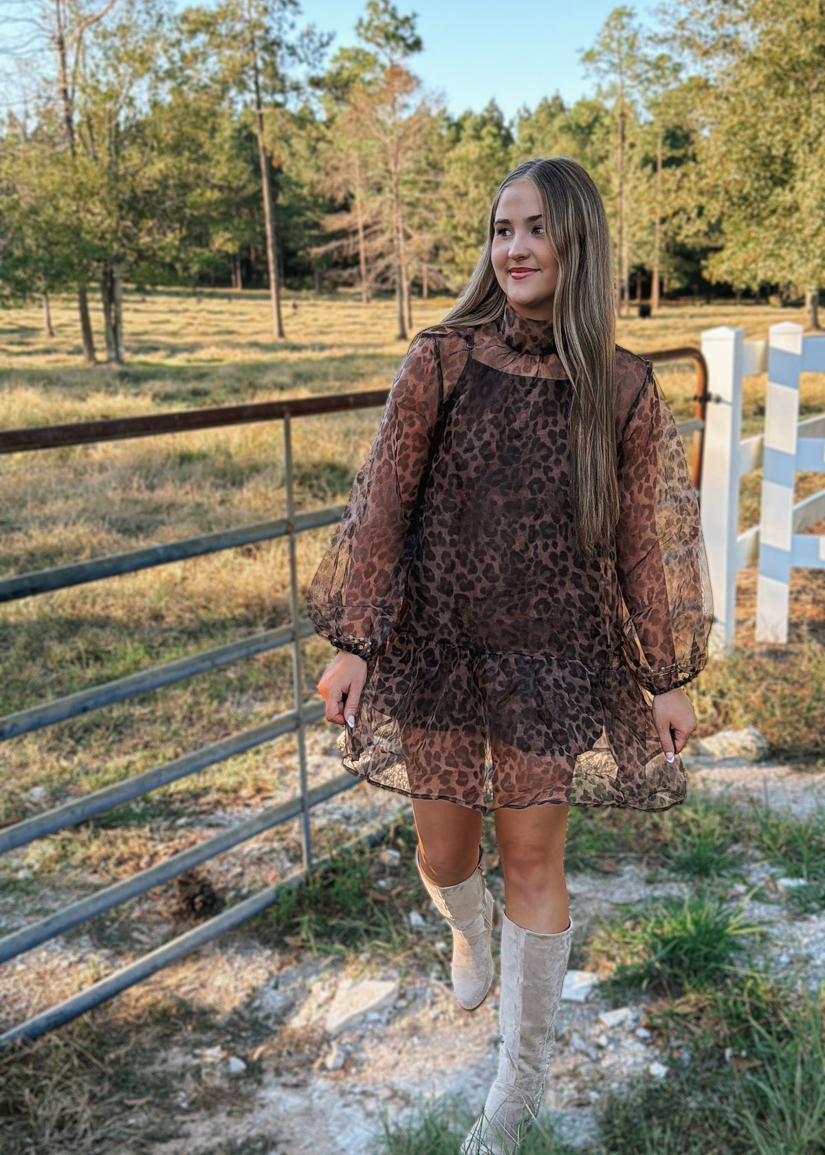 Wild Side Leopard Mini Dress