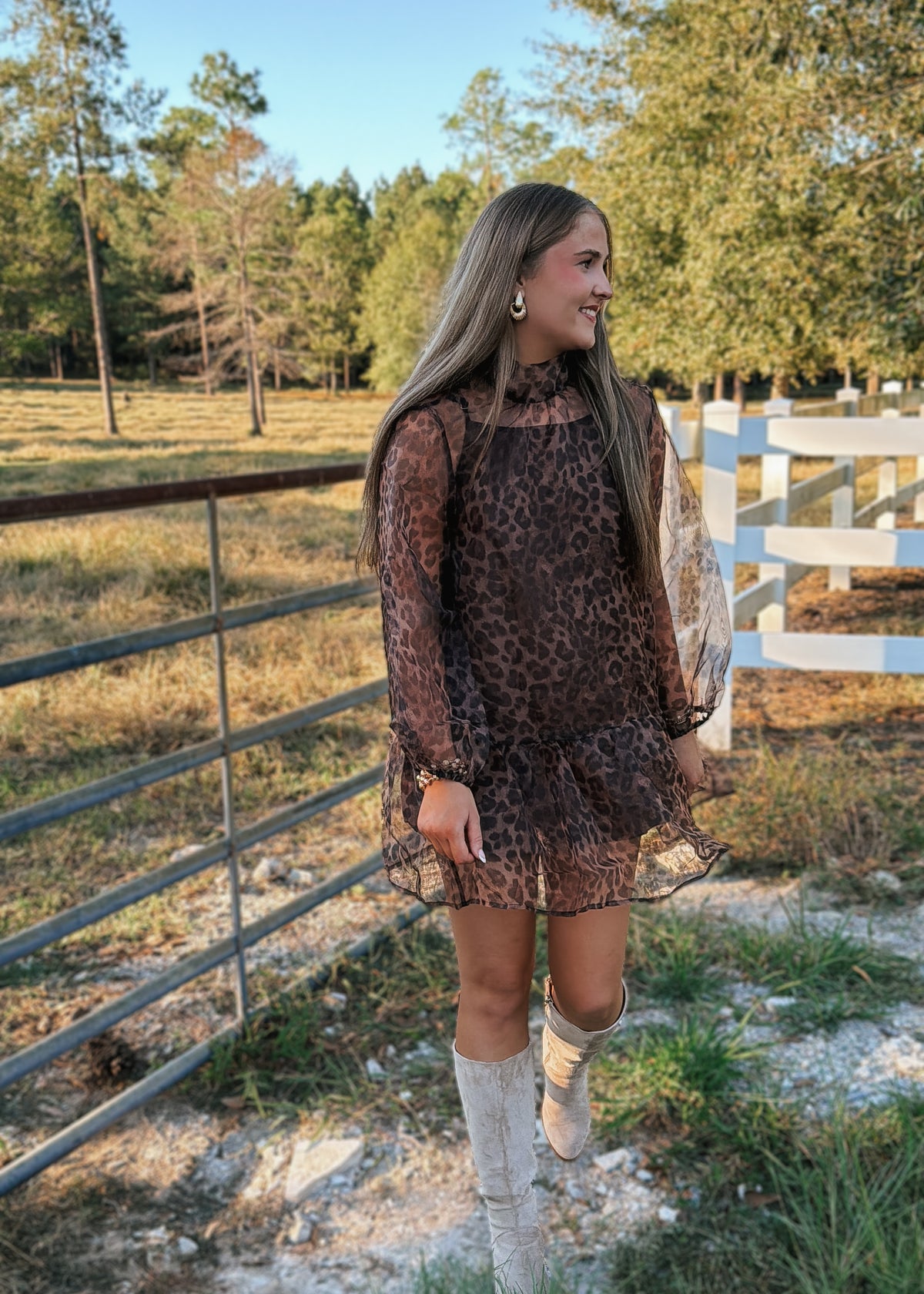 Wild Side Leopard Mini Dress