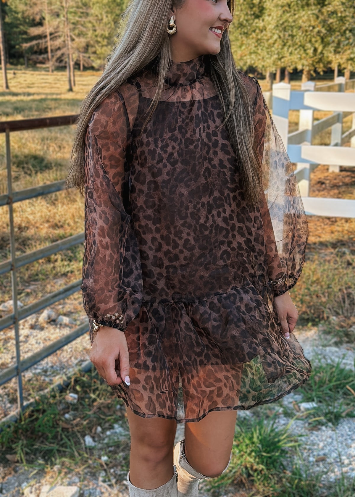 Wild Side Leopard Mini Dress