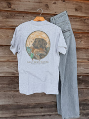 Southern Marsh Good Boy T-Shirt in Light Gray