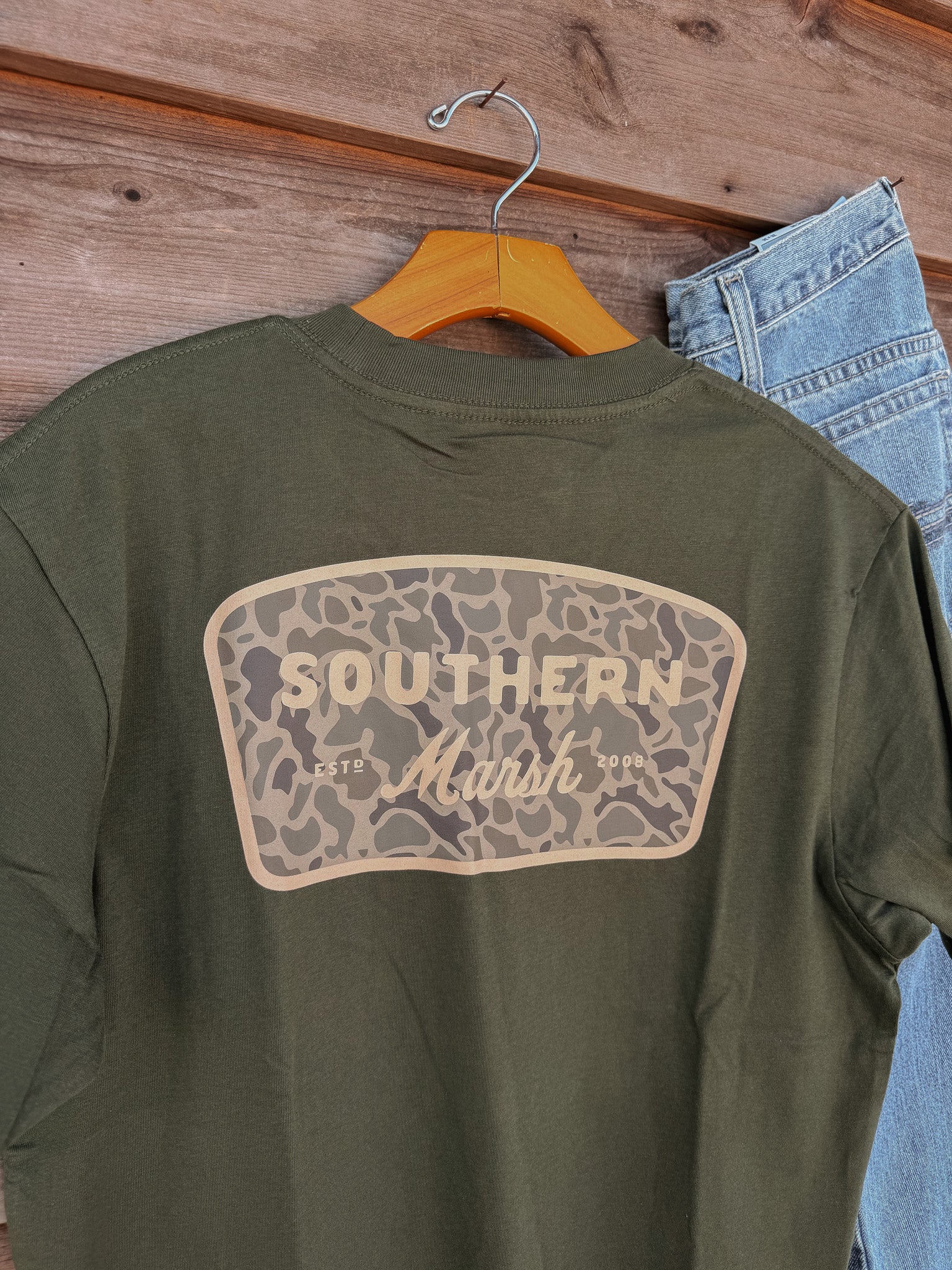 Southern Marsh Retro Camo T-Shirt