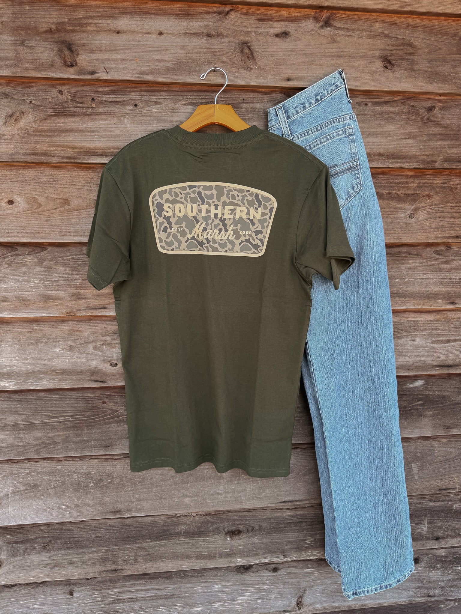 Southern Marsh Retro Camo T-Shirt
