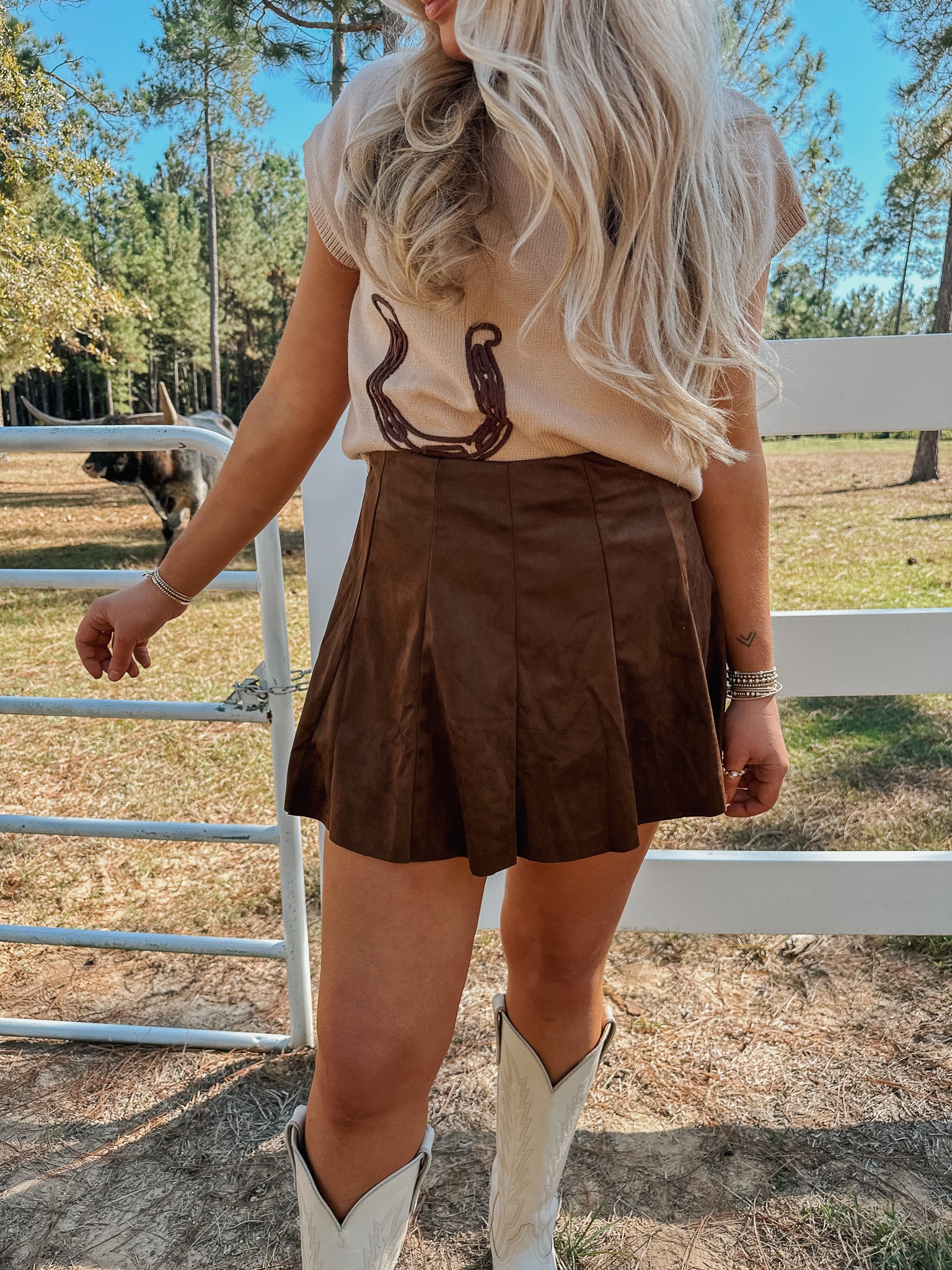 New Perspective Espresso Skirt