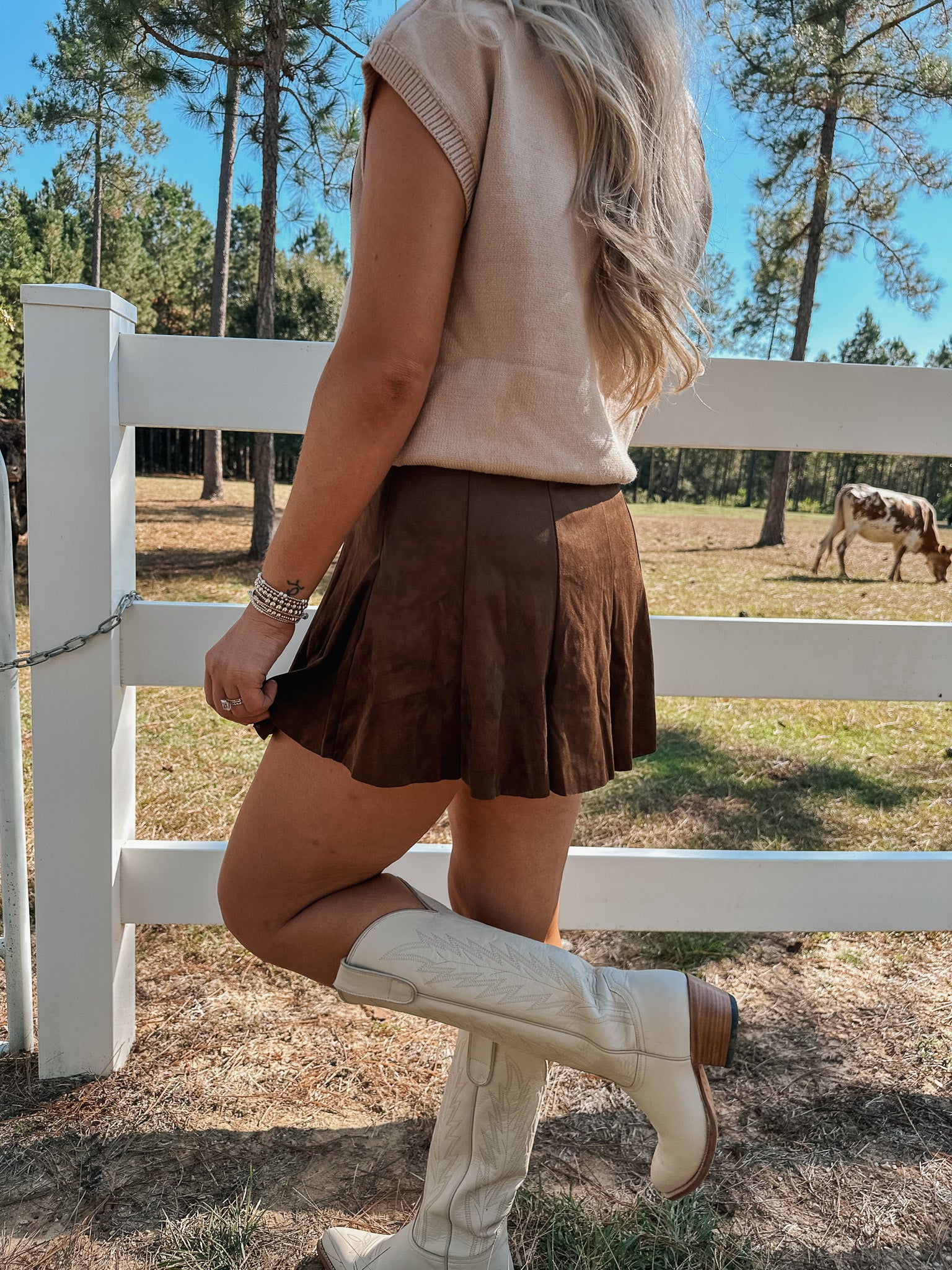 New Perspective Espresso Skirt