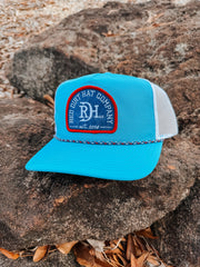 Red Dirt Hat Co. Seal Blue/White Rope Cap