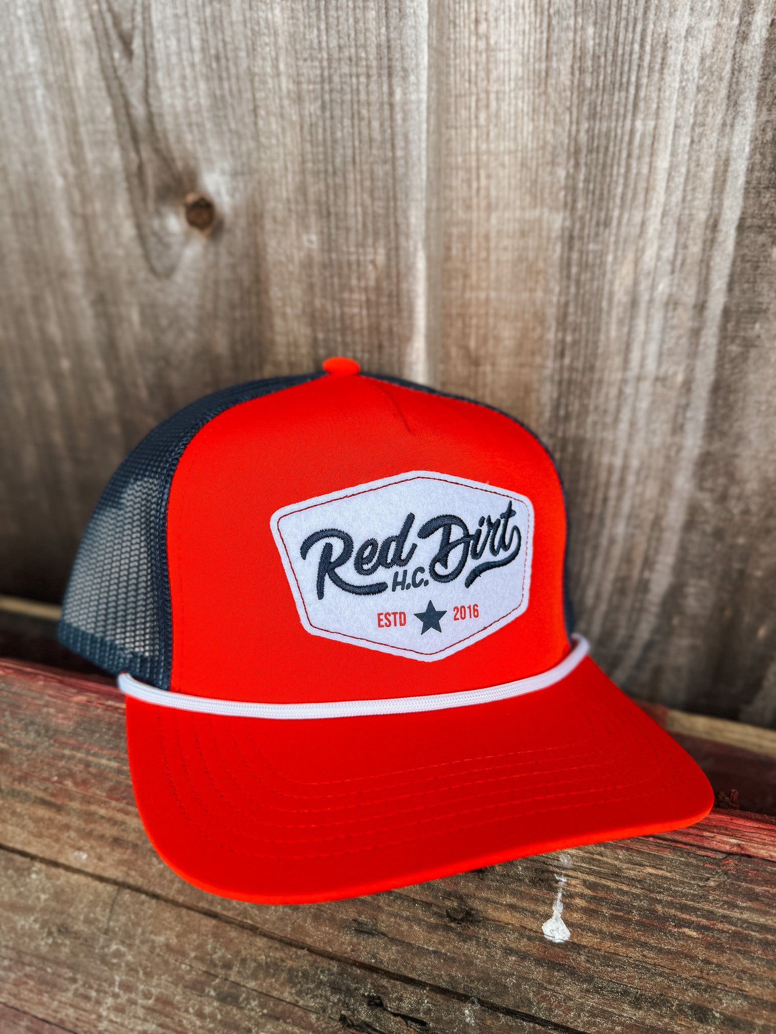 Men's Red Dirt Hat Co. Good Times Red/Navy Cap