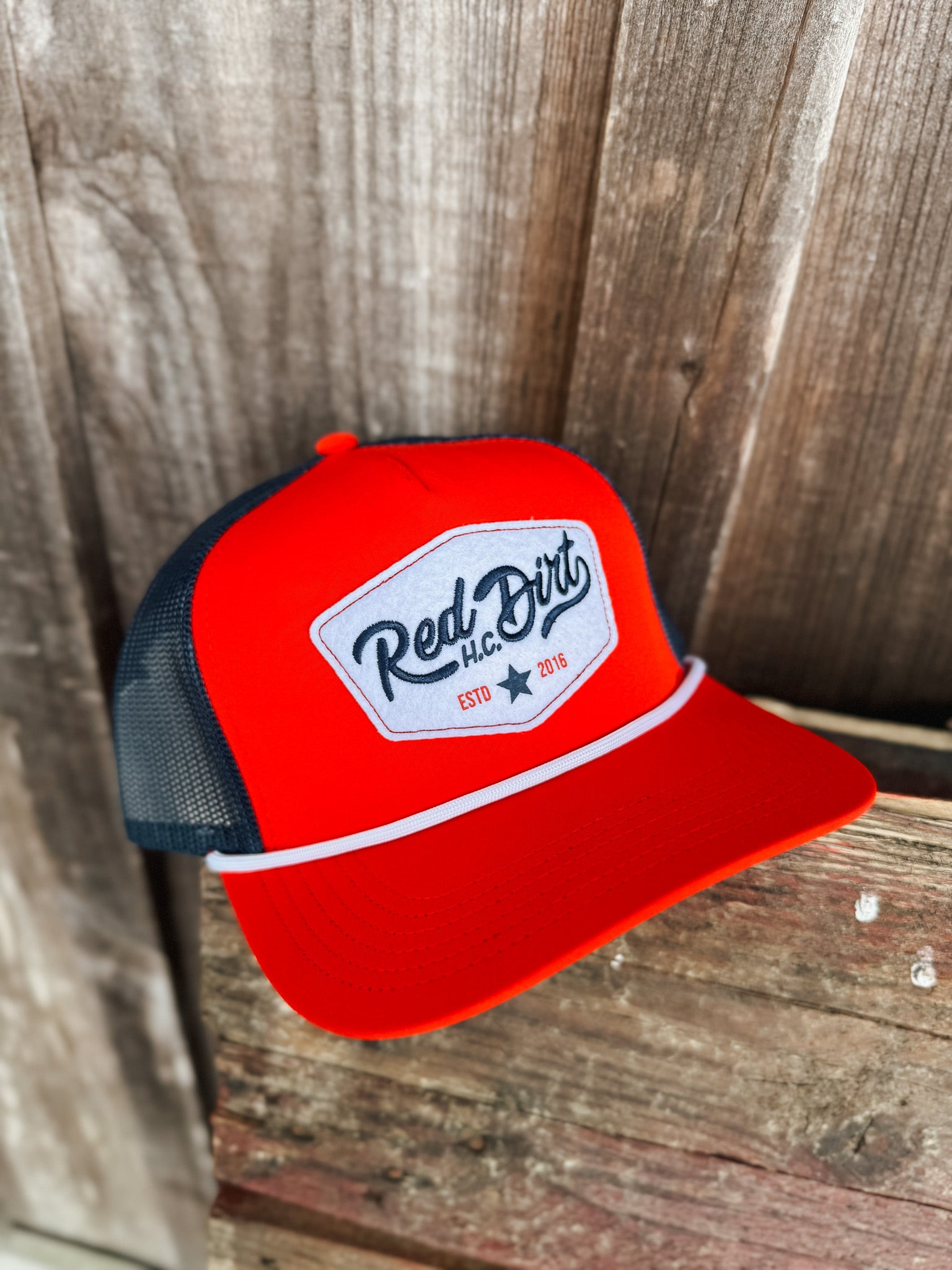 Men's Red Dirt Hat Co. Good Times Red/Navy Cap