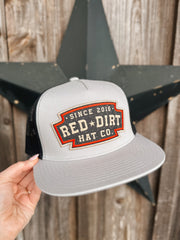 Men's Red Dirt Hat Co. Up in Lights Silver/Black 5P Cap