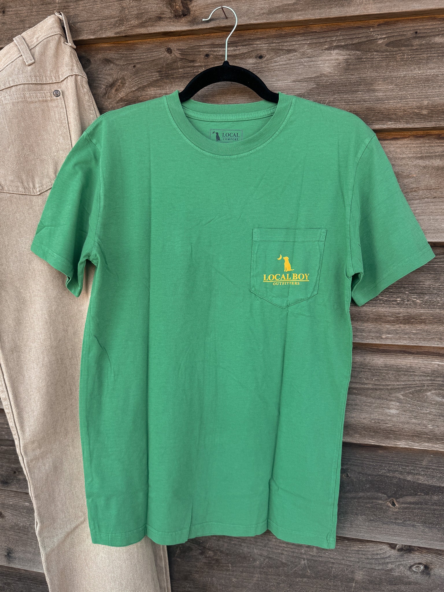 Men's Local Boy Moonlit Mallard T-Shirt in Light Green