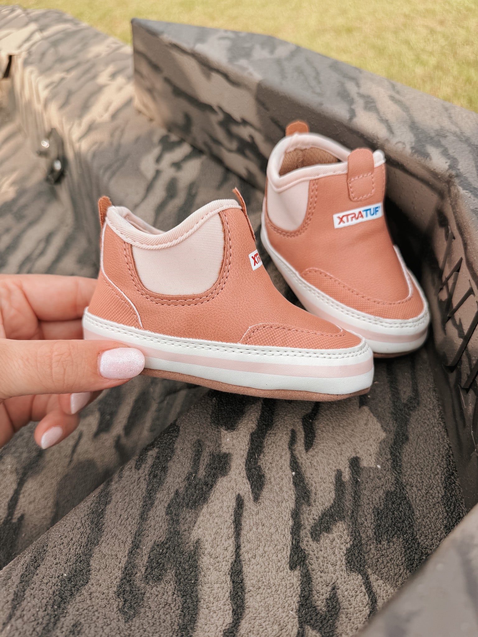 Xtratuf Infant Minnow Ankle Deck Boot in Blush