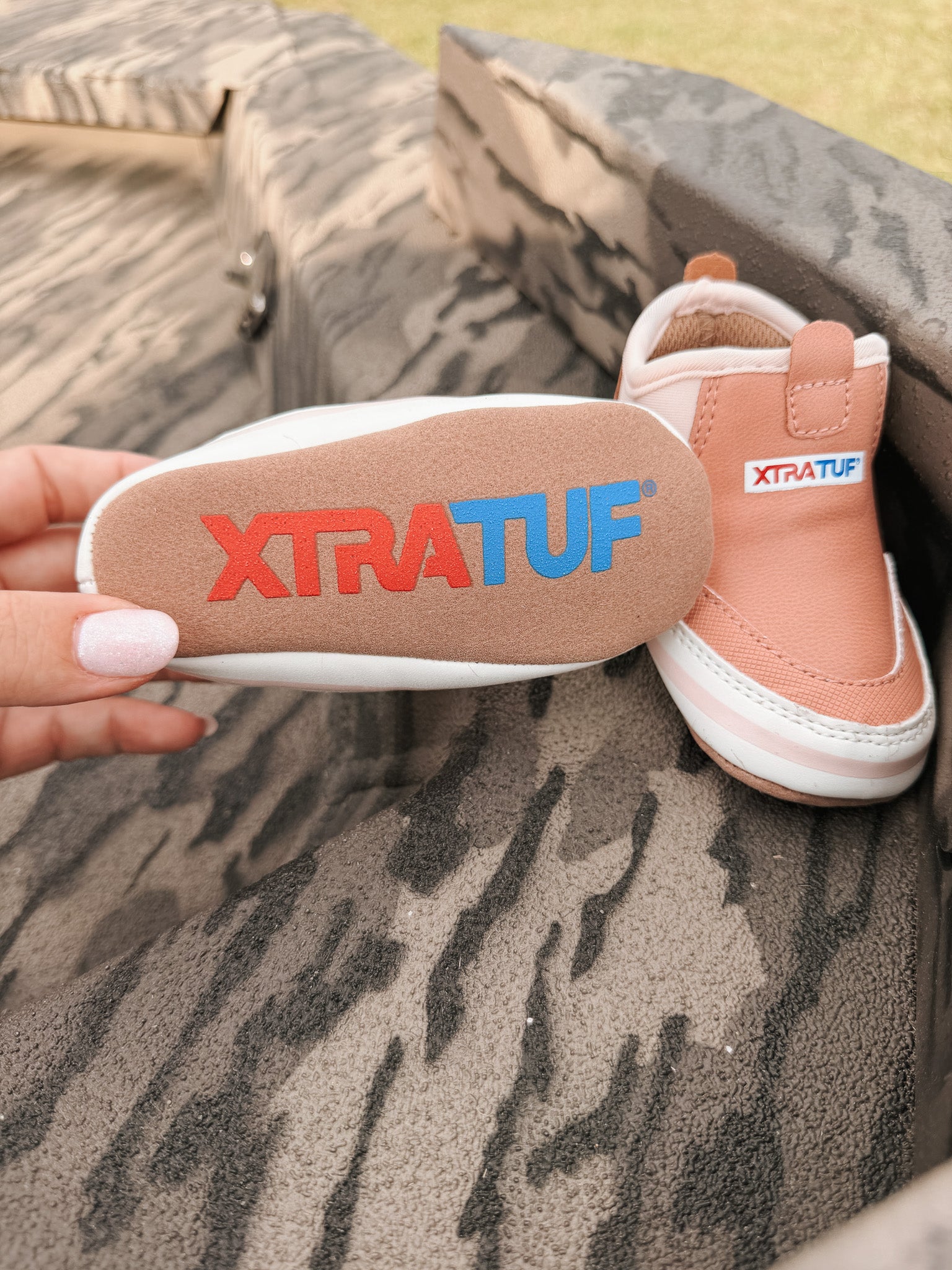 Xtratuf Infant Minnow Ankle Deck Boot in Blush
