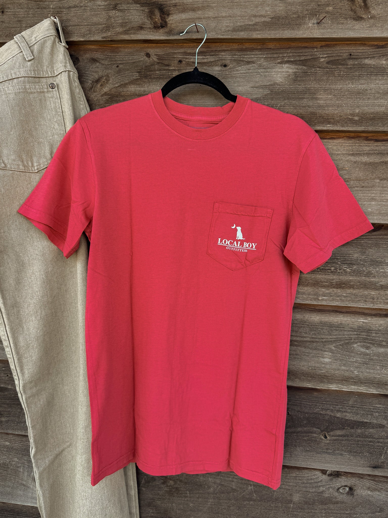 Men's Local Boy Cinnamon T-Shirt in Brick