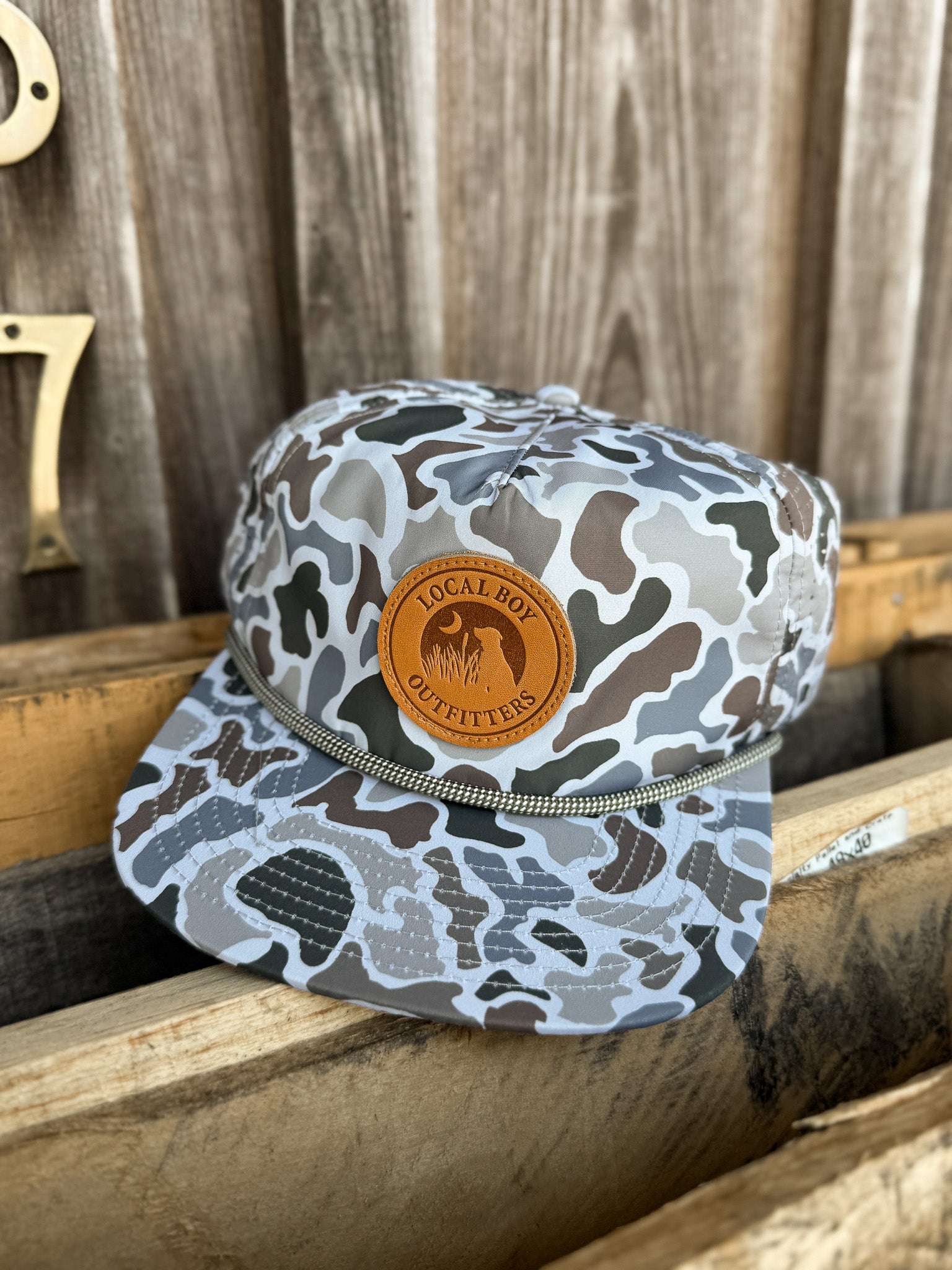 Men's Local Boy Circle Patch Rope Cap