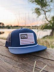 Hooey Liberty Roper 1779 Navy Cap