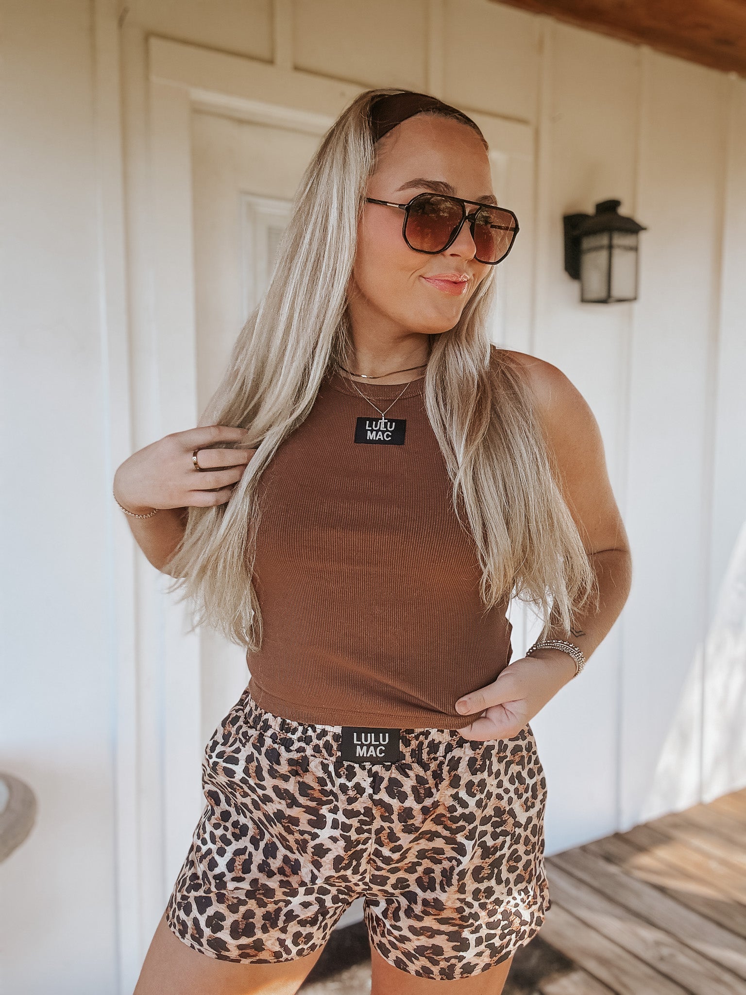 Lulu Mac Tank in Brown