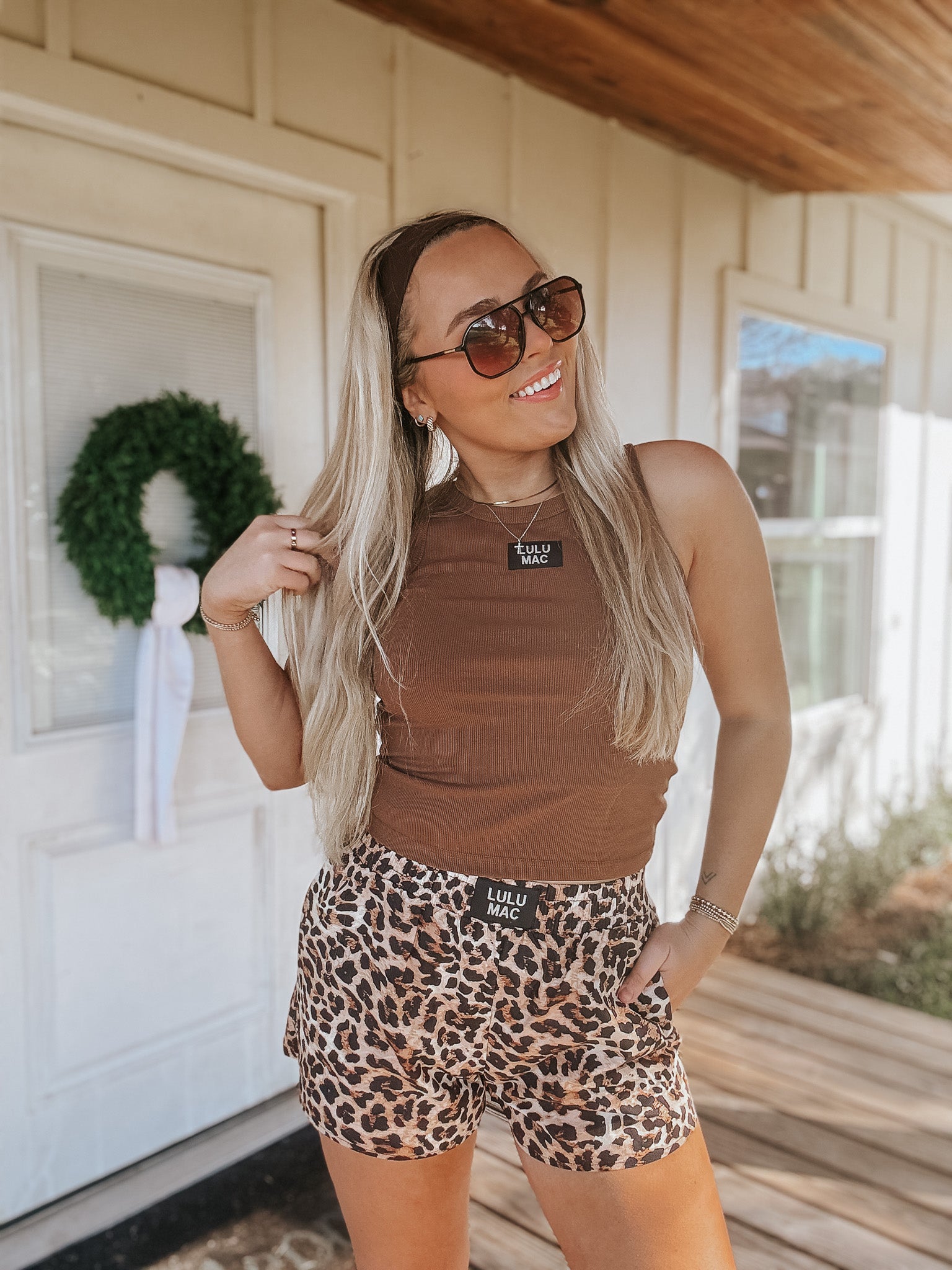 Lulu Mac Tank in Brown