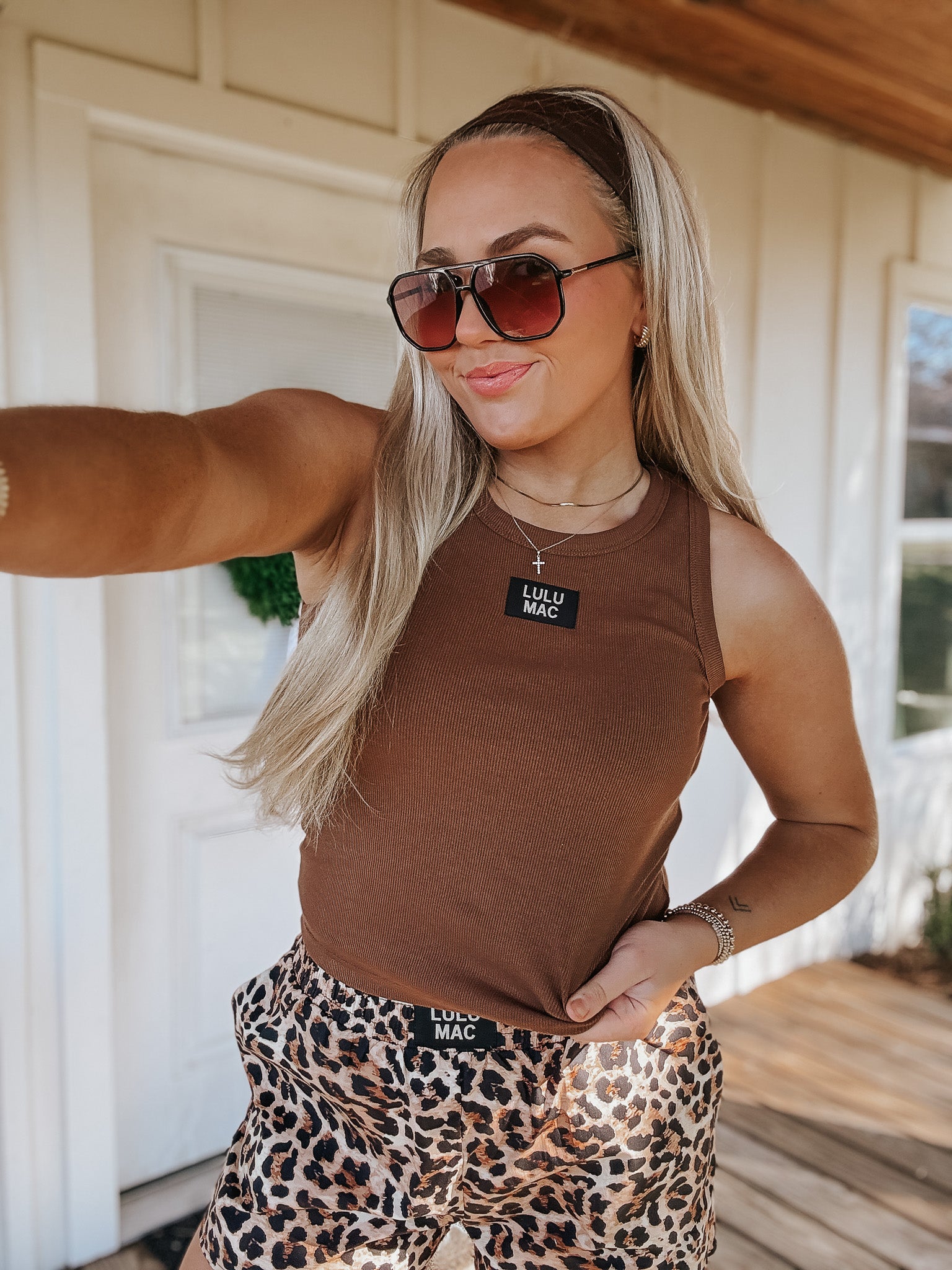 Lulu Mac Tank in Brown