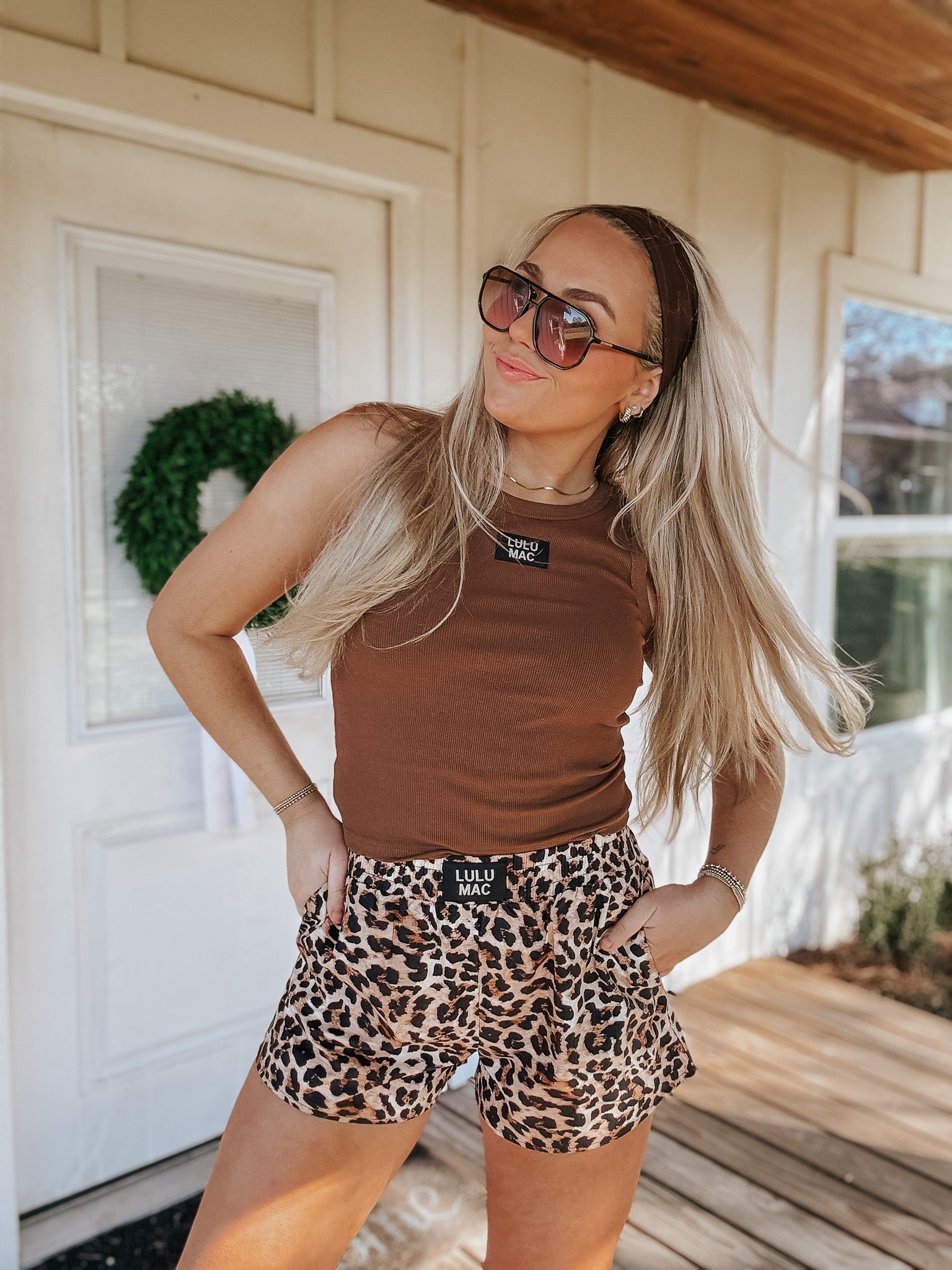 Lulu Mac BXLP Leopard Boxer Shorts