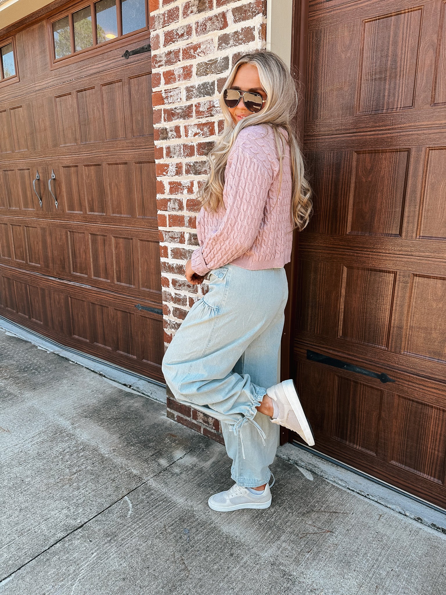 Cozy Embrace Dusty Rose Cardigan