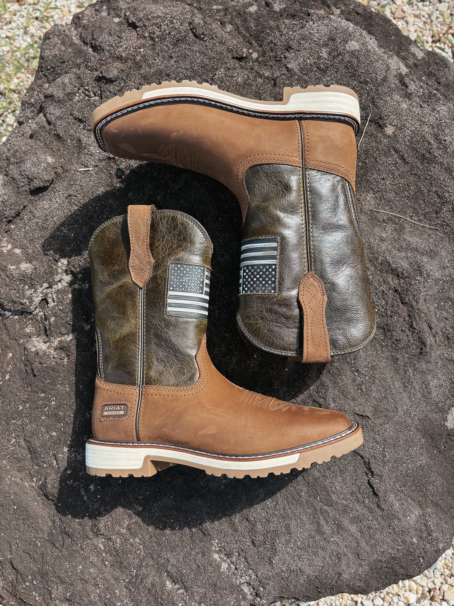 Ariat Men's Activator Patriot Wide Square Toe Work Boots