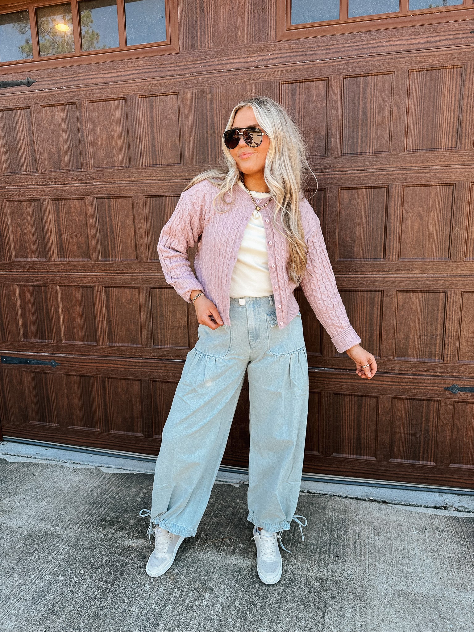 Cozy Embrace Dusty Rose Cardigan