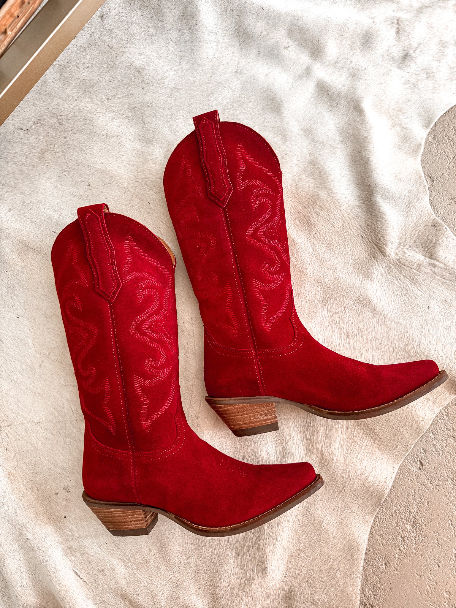 Women's Dingo Out West Red Leather Boot