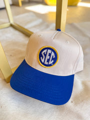 Sec 2 Tone Blue/Cream Hat