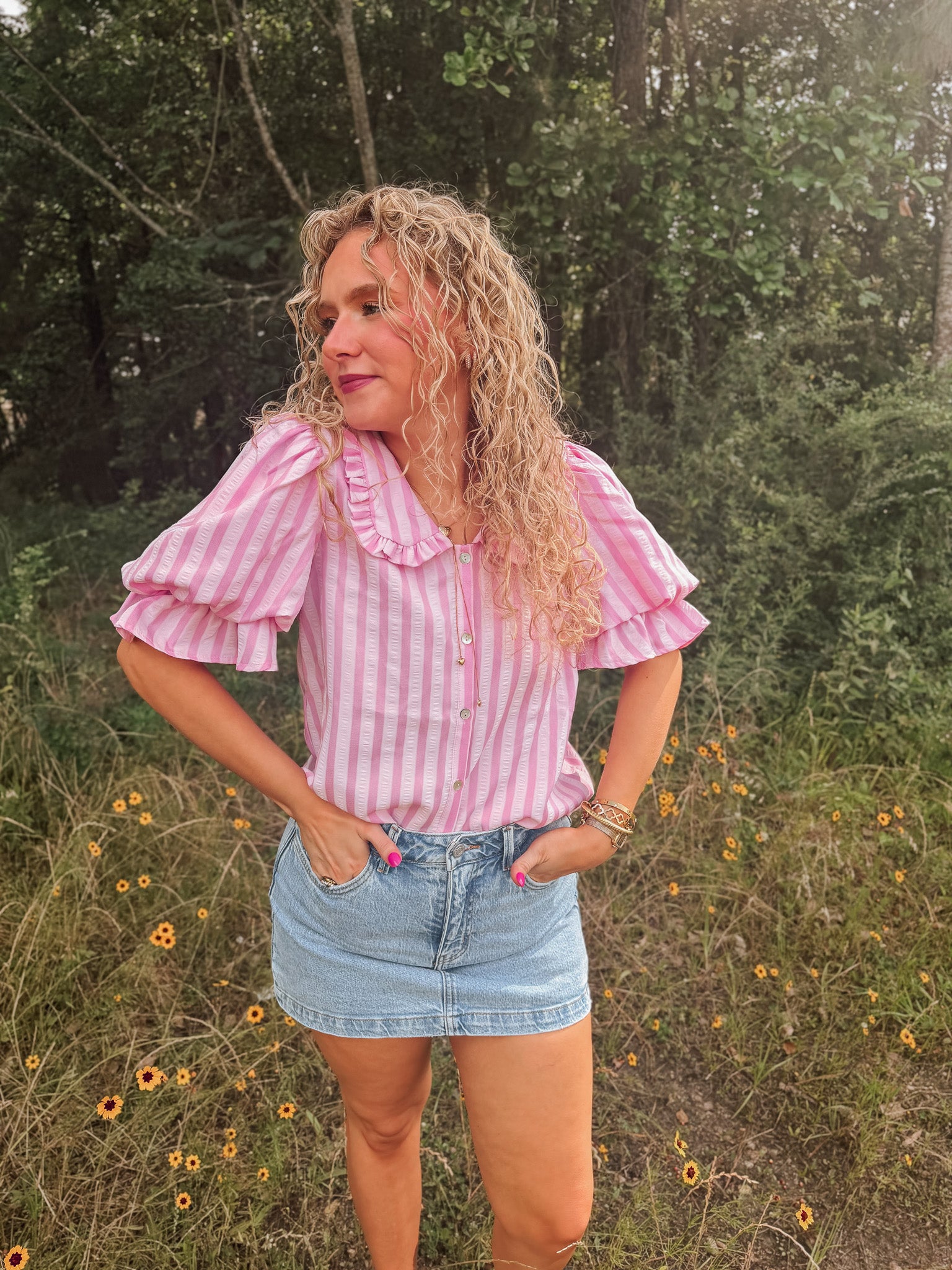 Picnic Date Stripe Top