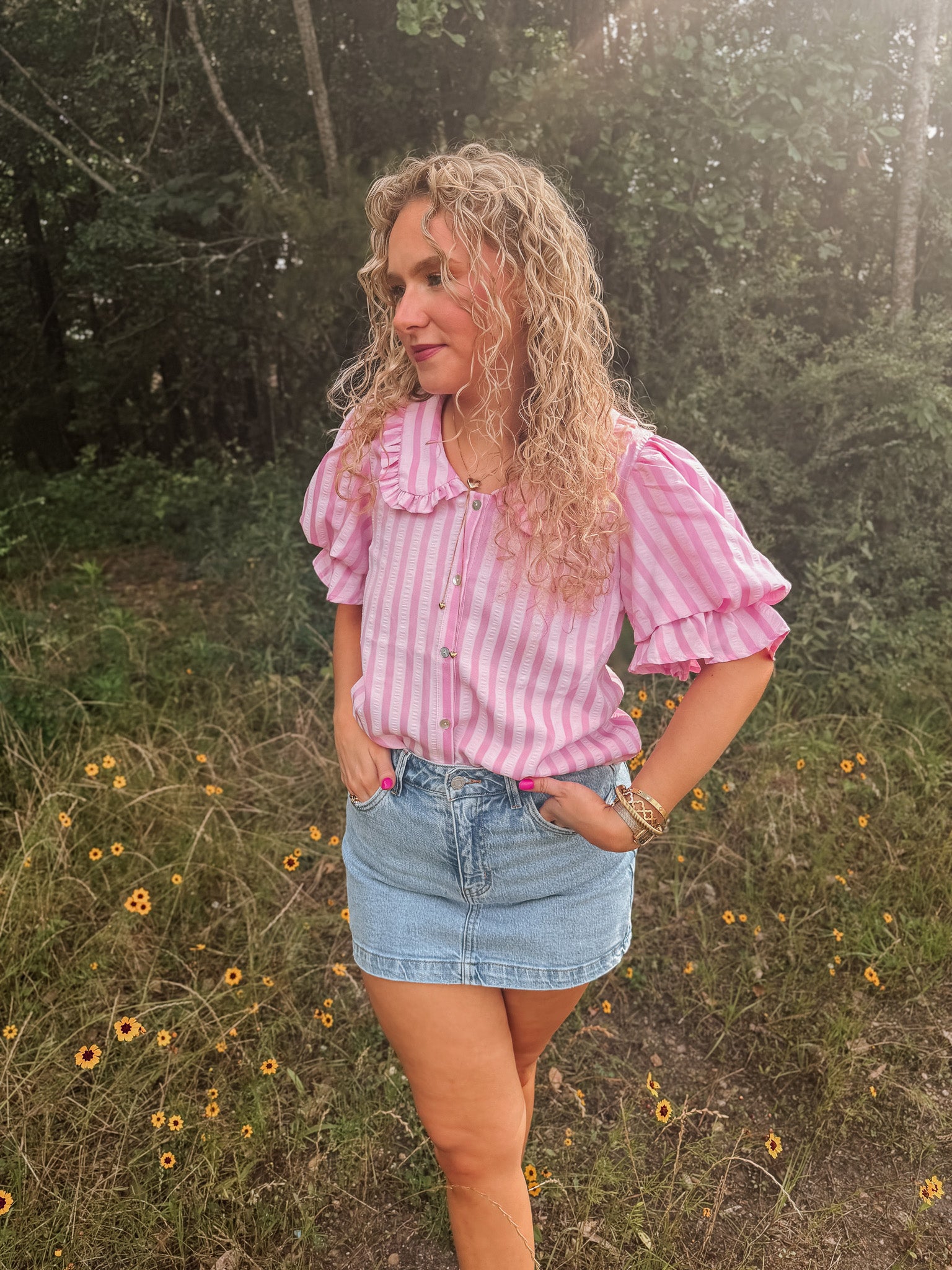 Picnic Date Stripe Top