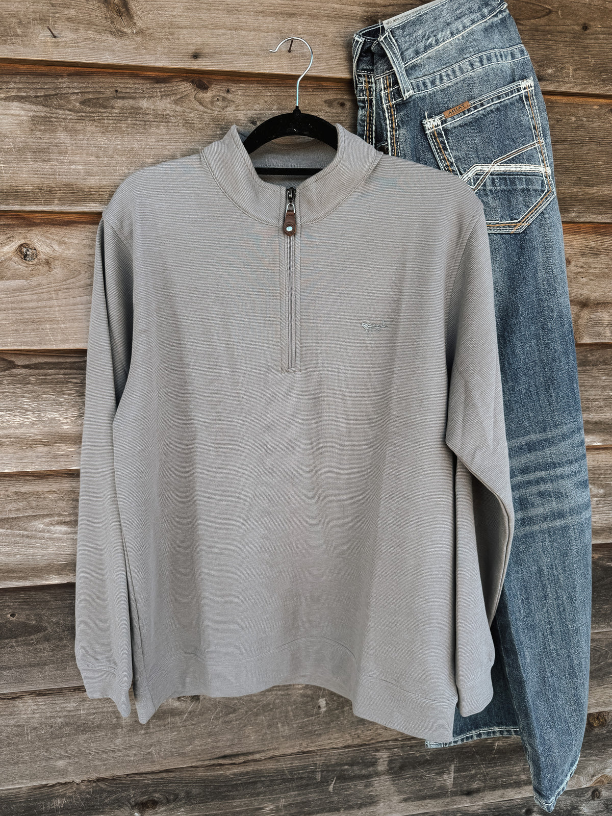 Coastal Cotton | Men's Harbor Double Face Quarter Zip