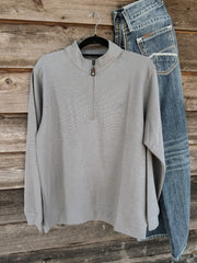 Coastal Cotton | Men's Harbor Double Face Quarter Zip