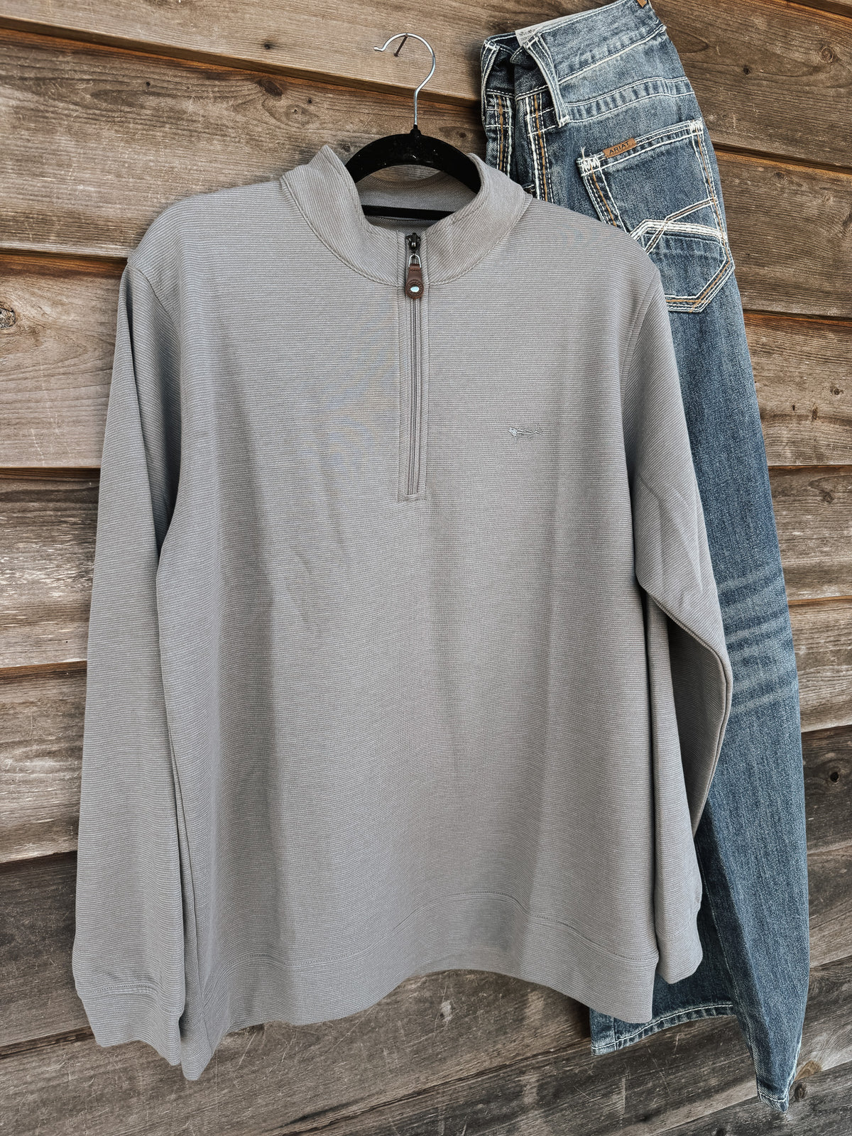 Coastal Cotton | Men's Harbor Double Face Quarter Zip