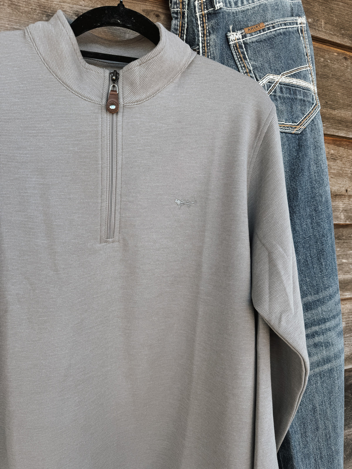 Coastal Cotton | Men's Harbor Double Face Quarter Zip