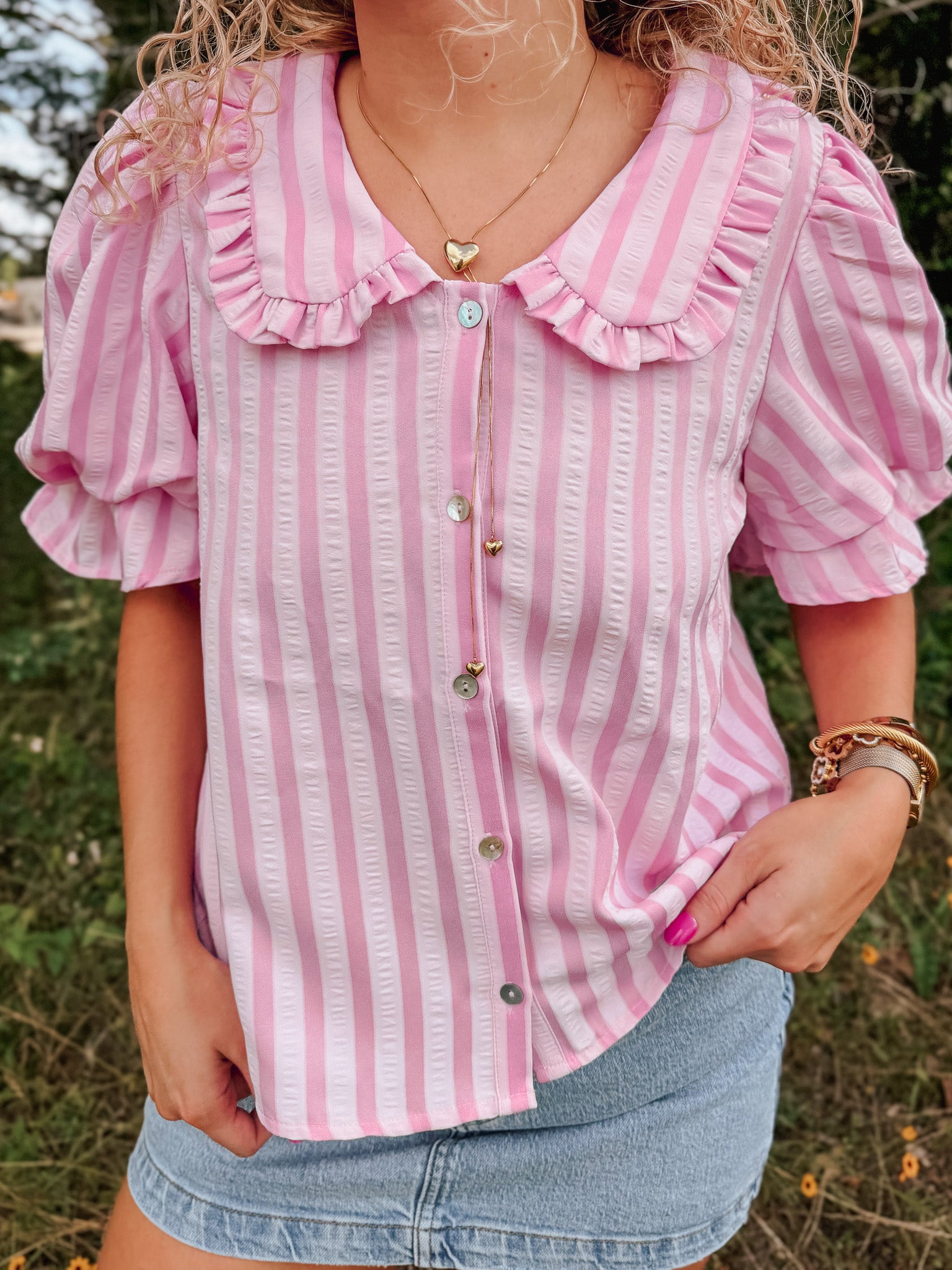 Picnic Date Stripe Top