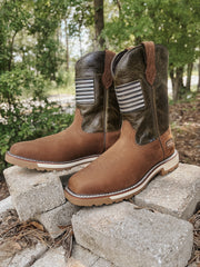 Ariat Men's Activator Patriot Wide Square Steel Toe Work Boots