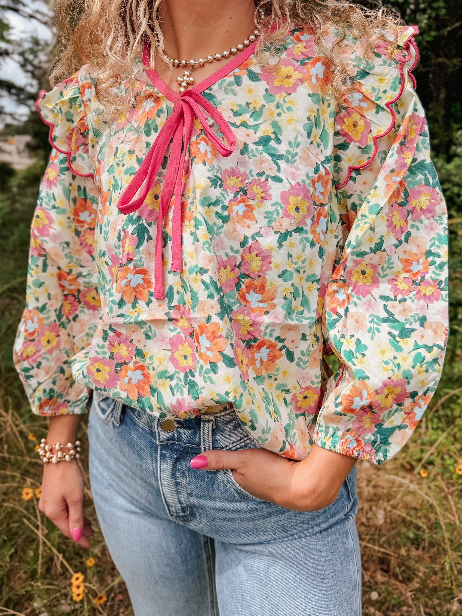 Sweet Ease Floral Top