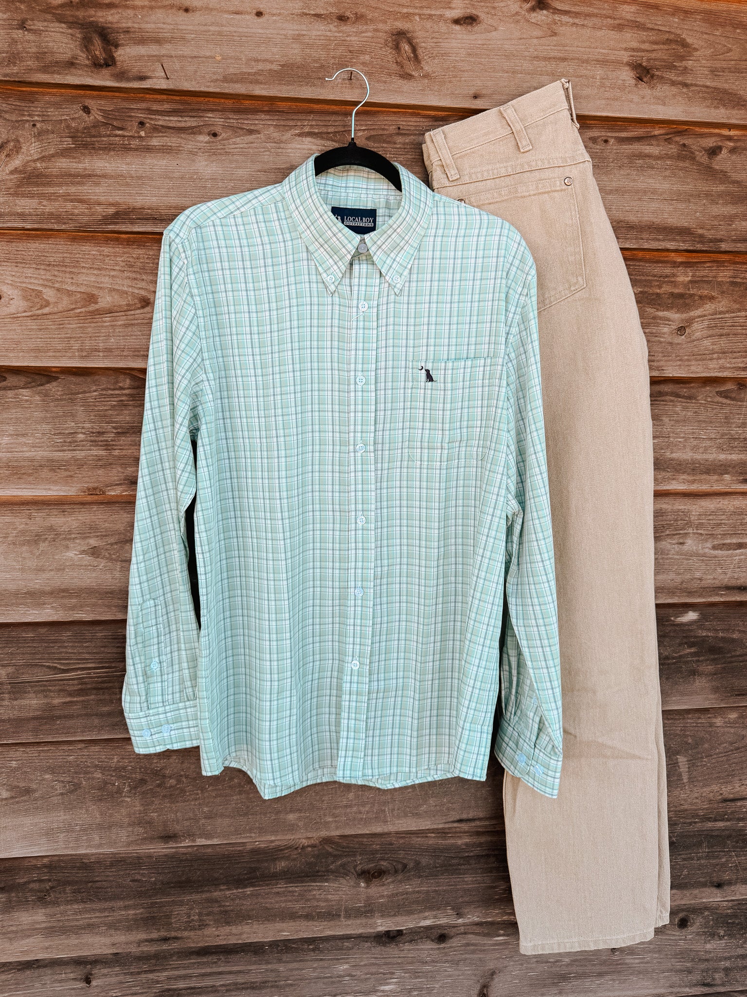 Local Boy Buffkin Dress Shirt in Sailor Blue