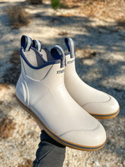 Men's XTRATUF Ankle Deck Boot in White/Navy