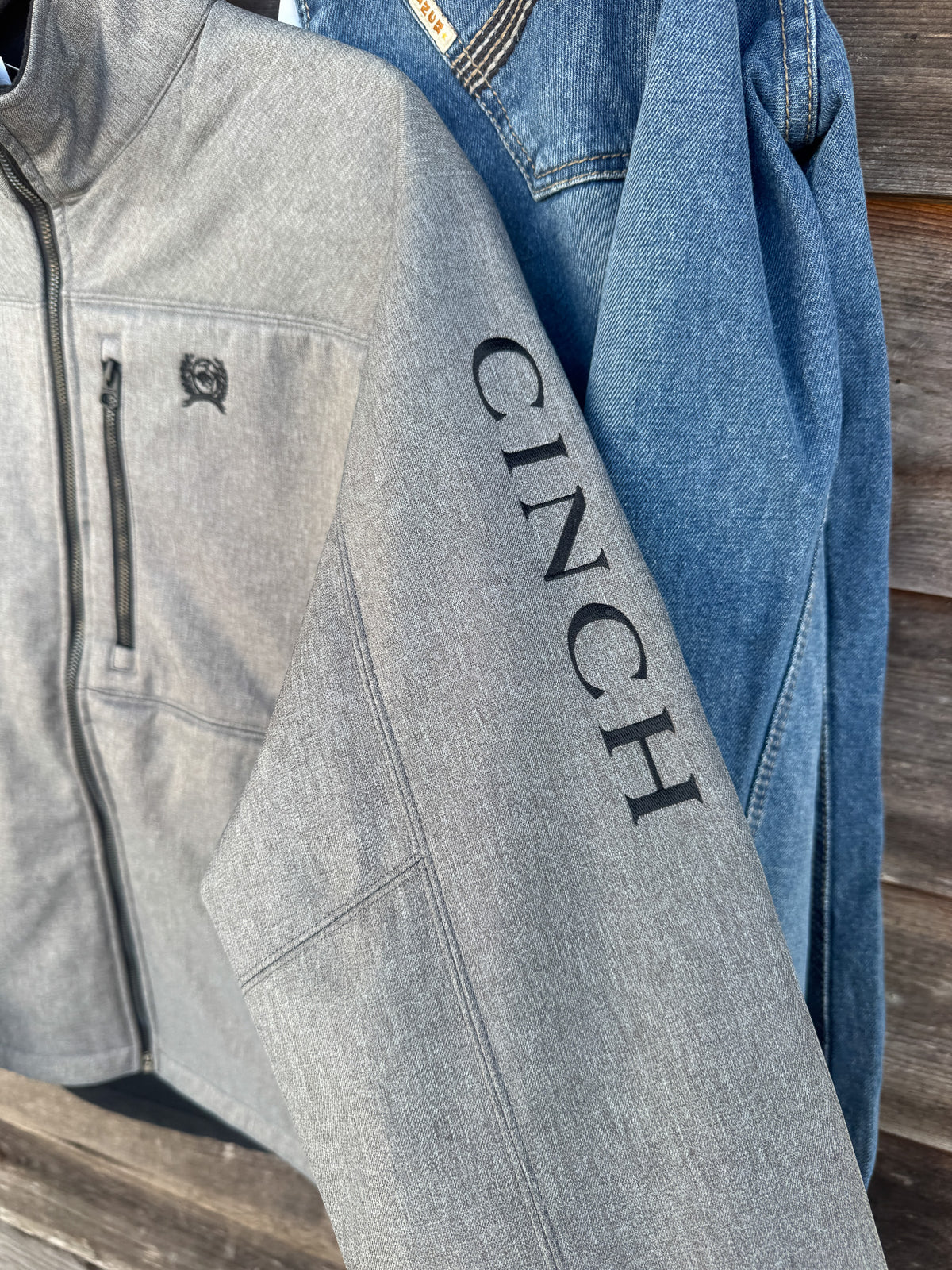 Cinch | Men's Bonded Concealed Carry Softshell Jacket in Grey