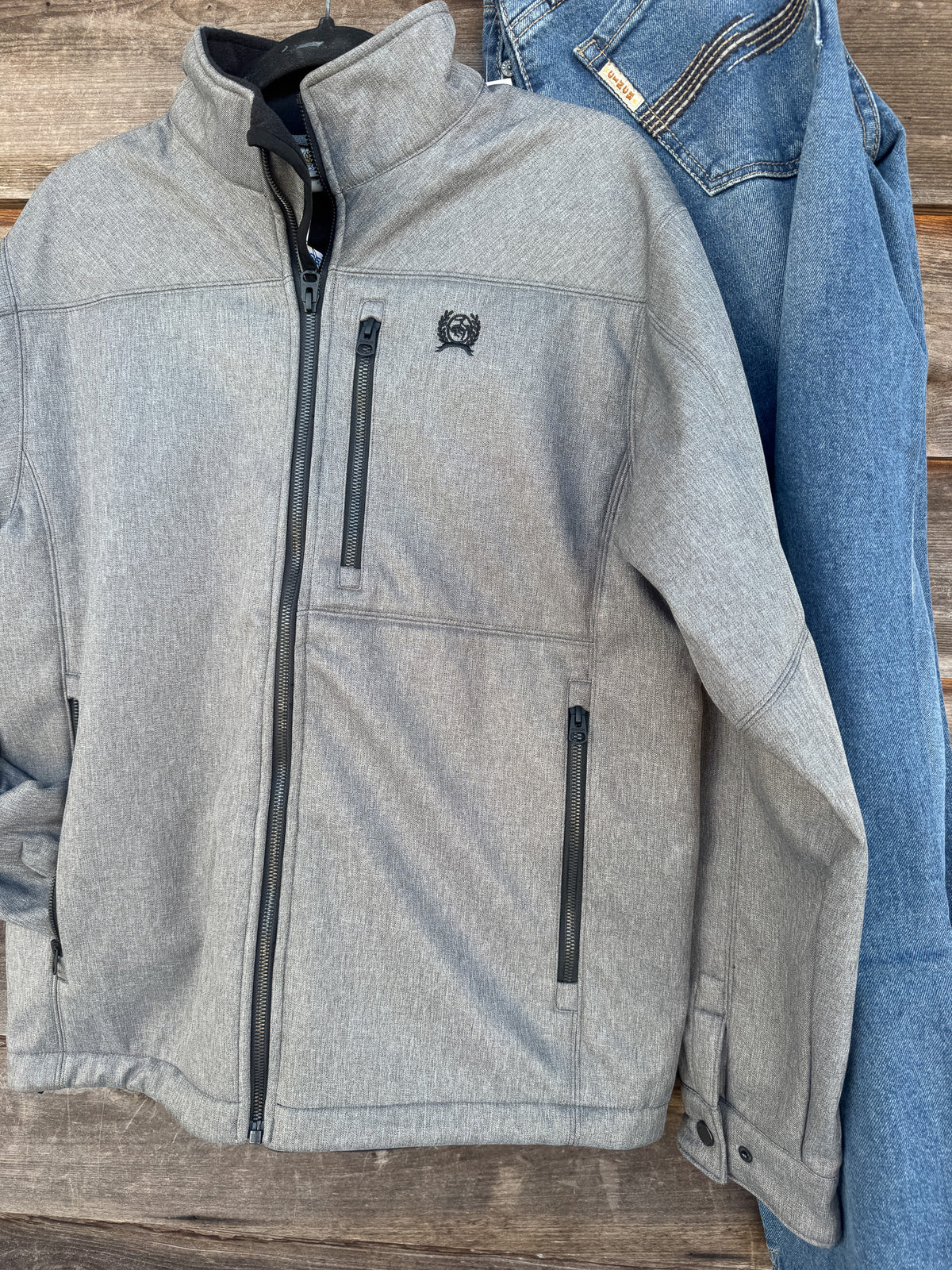 Cinch | Men's Bonded Concealed Carry Softshell Jacket in Grey