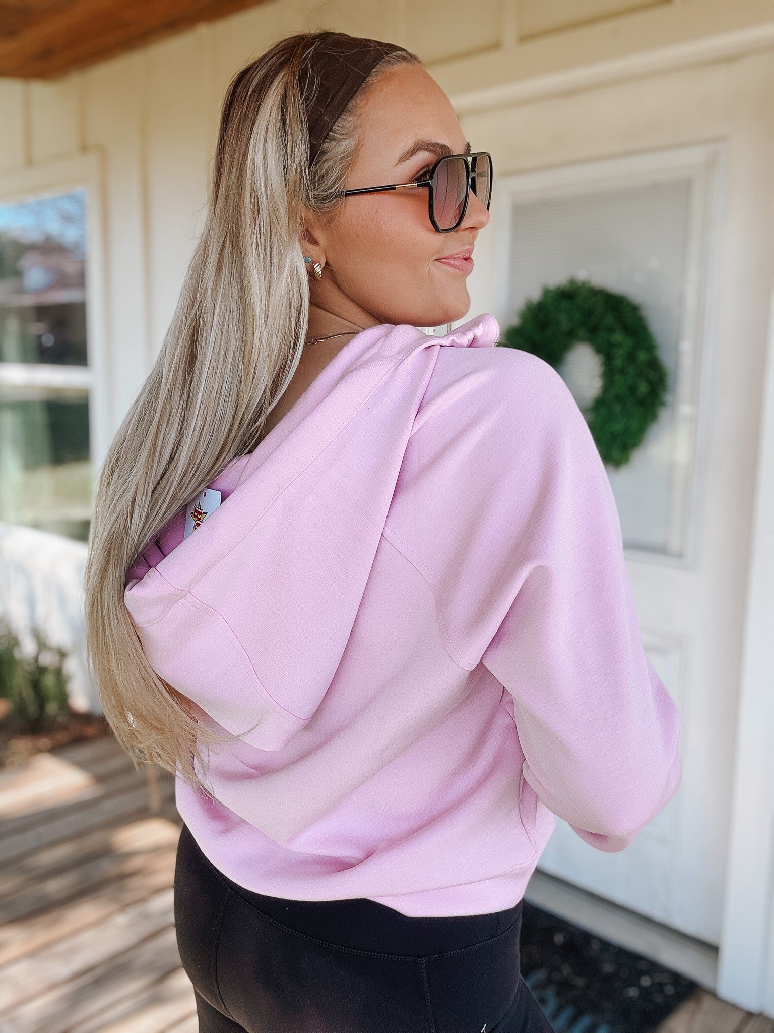 Easy Breezy Blossom Scuba Hoodie