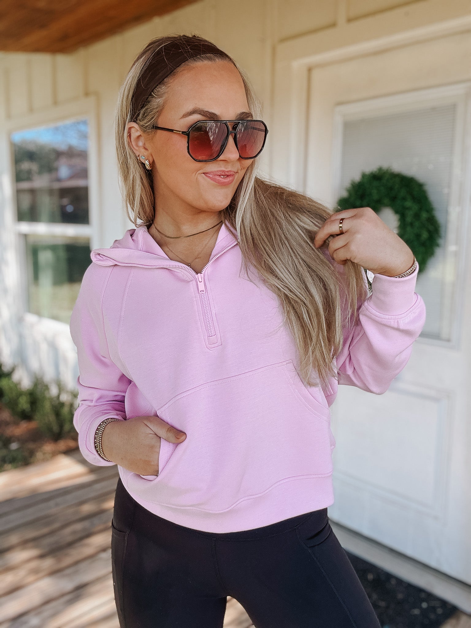 Easy Breezy Blossom Scuba Hoodie