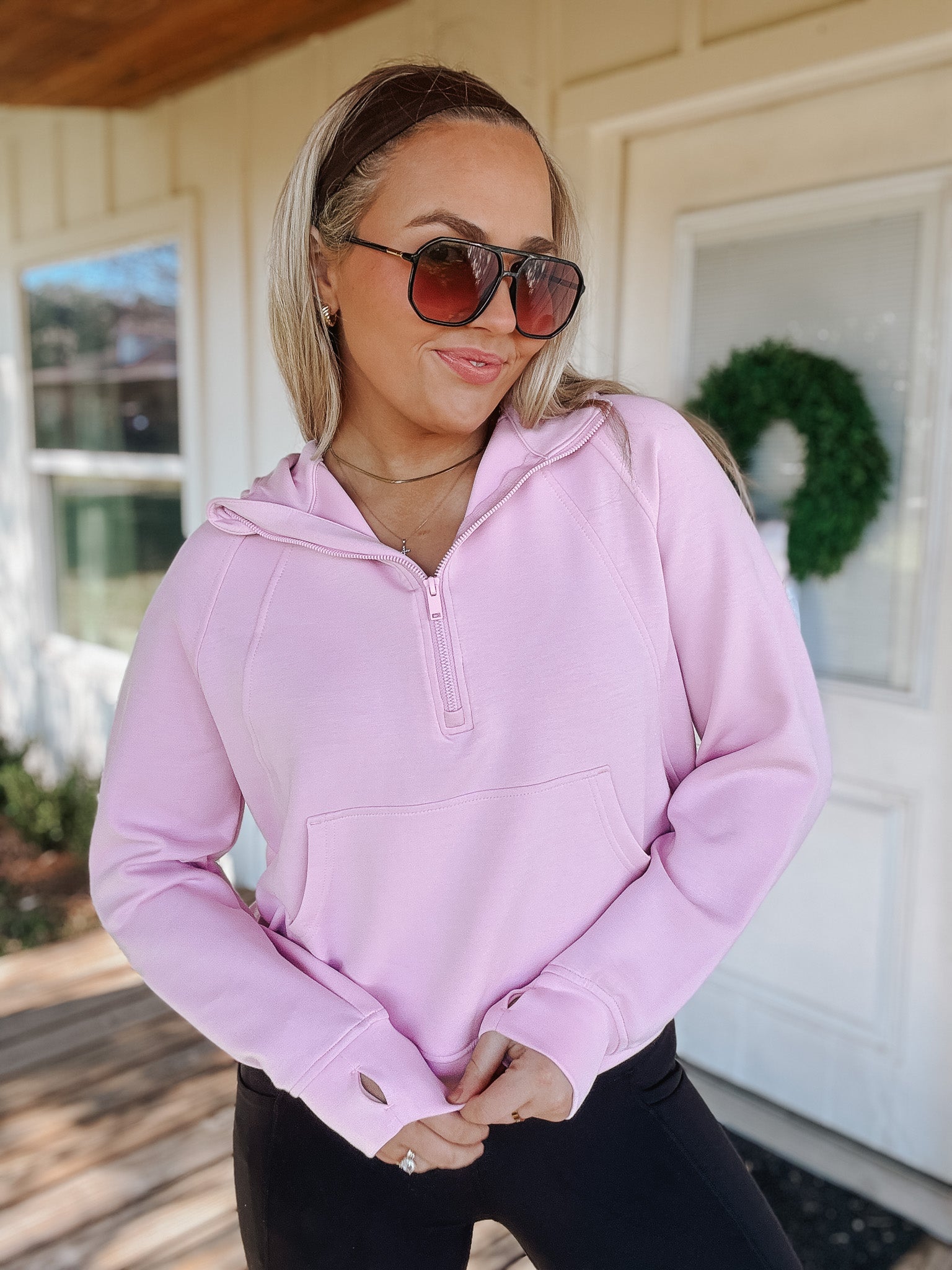 Easy Breezy Blossom Scuba Hoodie
