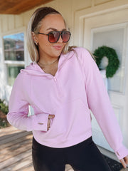 Easy Breezy Blossom Scuba Hoodie - Curvy