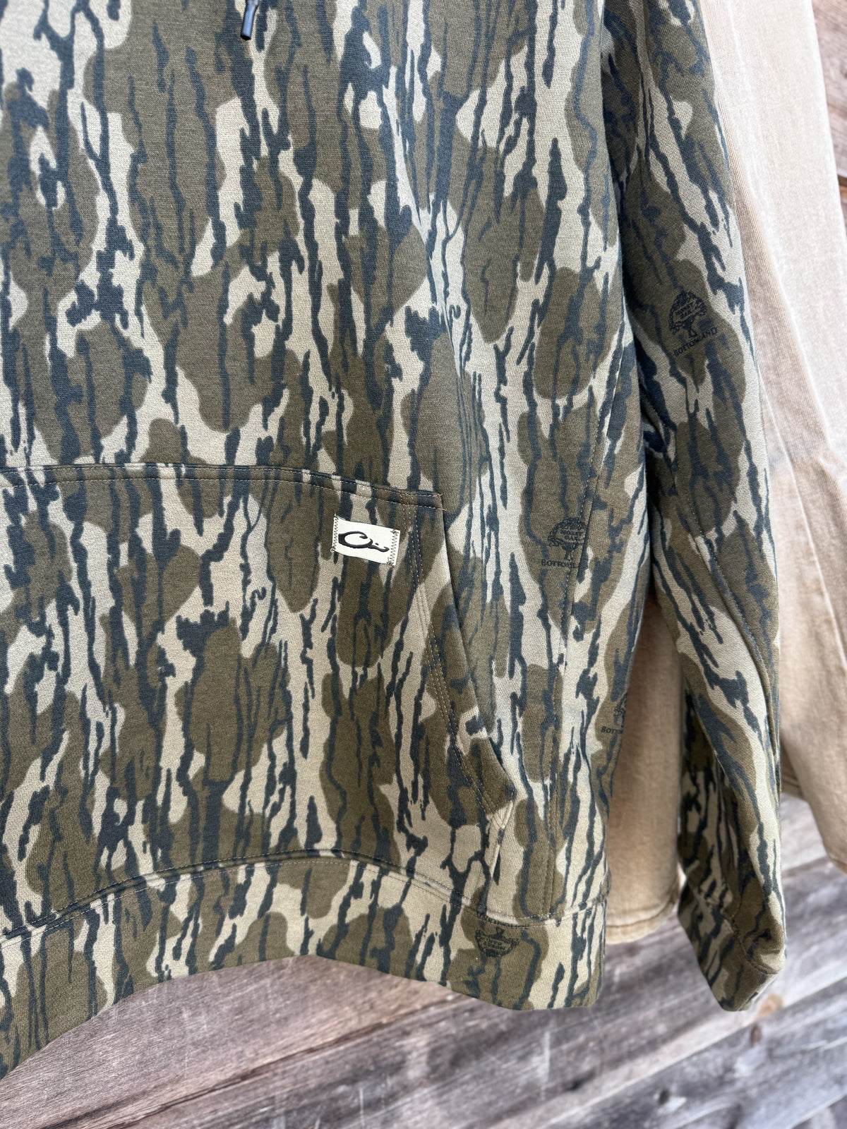 Drake | The Three End Hoodie in Bottomland