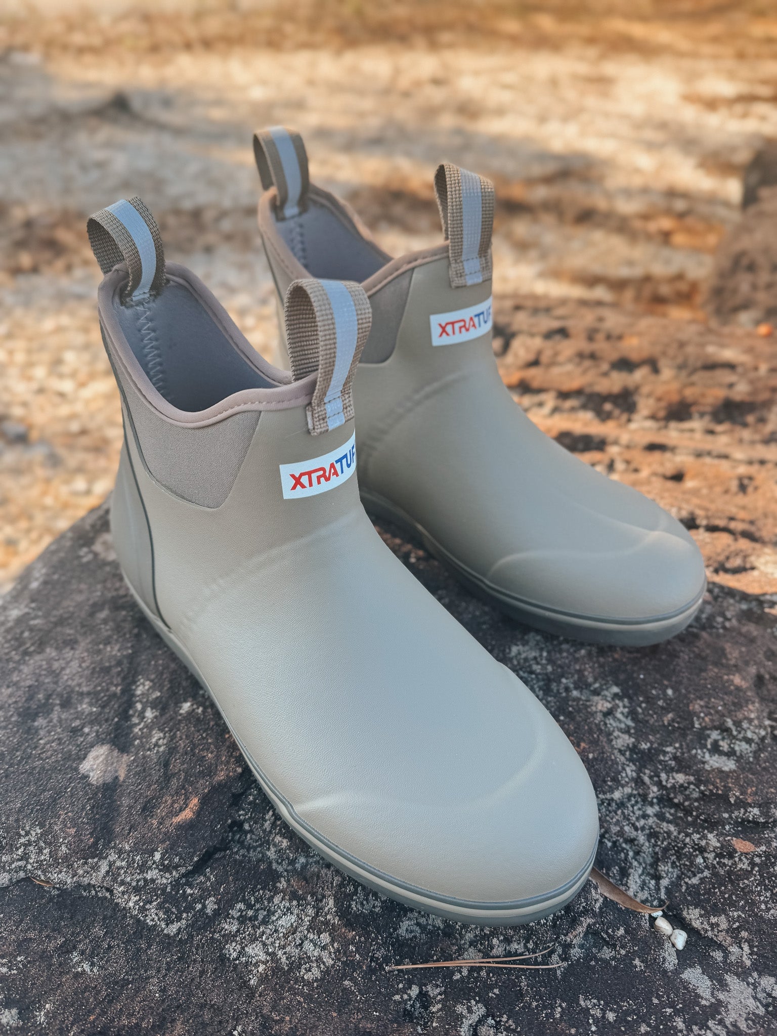 Men's Xtratuf 6 In Ankle Deck Boot in Earth Brown